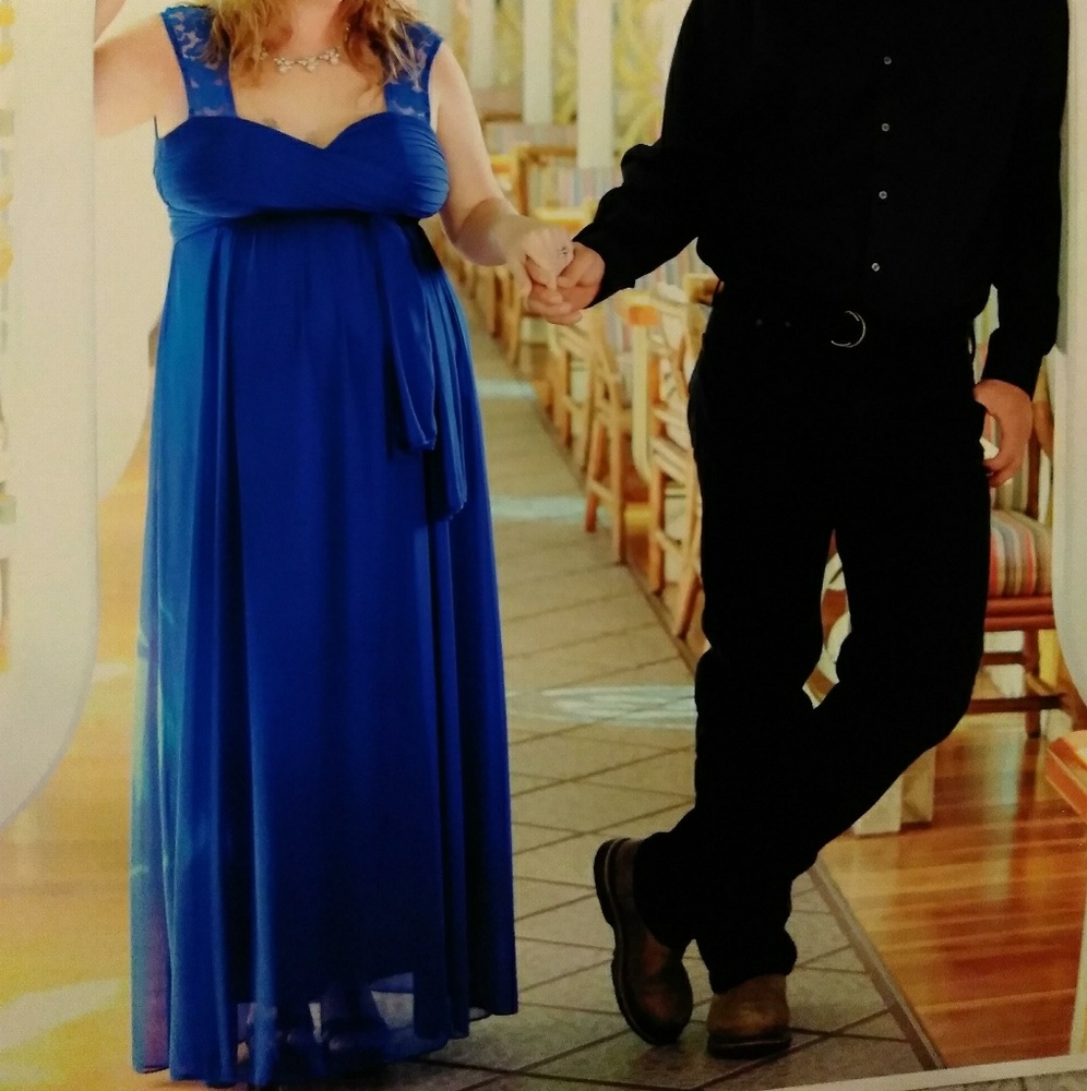 PinkBlush Blue Gown